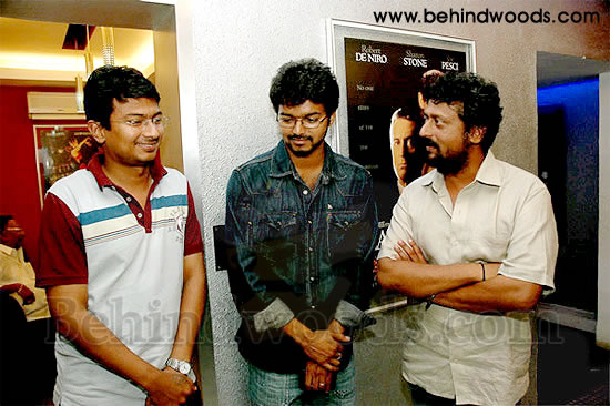 CM watches Kuruvi: Images