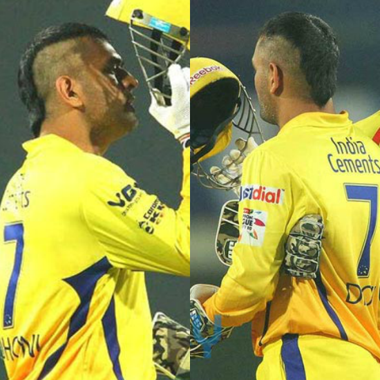 MS Dhoni different hairstyles 