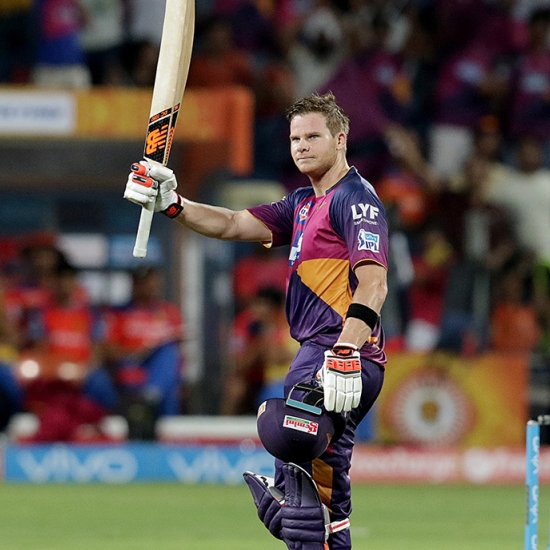 Steve Smith - (Pune Warriors India) (Rajasthan Royals) (Rising Pune Supergiant)