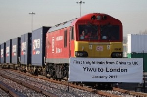 First UK-China freight train departs today
