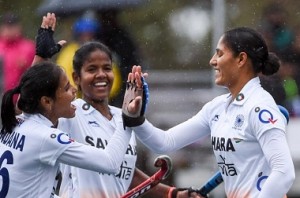 India thrash Belarus to enter Women's Hockey League semis