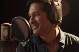 Sachin Tendulkar sings his singing debut song