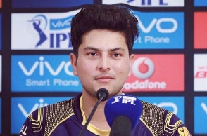 Was not afraid of bowling to Dhoni: Kuldeep