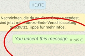 WhatsApp working on unsend feature