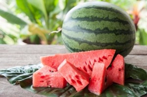 College offers watermelon to beat the heat