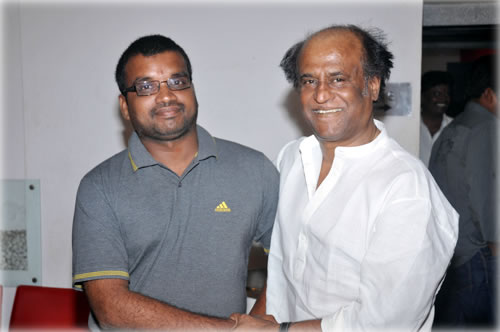 Rajini In Eeram Team