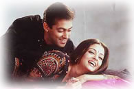 Aishwarya Rai with Salman Khan 