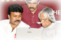 A P J Abdul Kalam and Chiranjeevi