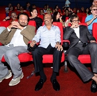 Amitabh Bachchan, Aishwarya Rai and the rest of Bollywood attends Kochadaiyaan aka Kochadaiiyaan lau