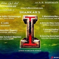A.R.Rahman's 'I' track list