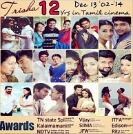 Trisha completes 12 Years in the Film Industry!