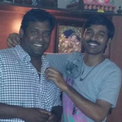 Dhanush has gifted a gold chain to Robo Shankar for his impactful role in Maari