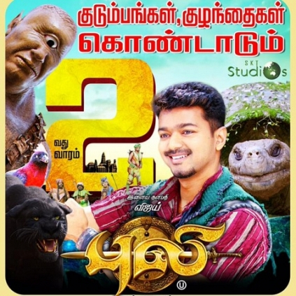 Puli has grossed around 37 crores after the first week in Tamil Nadu