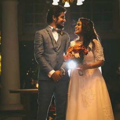 Actor Sreenath Bhasi marries Reethu Zachariah in Ernakulam