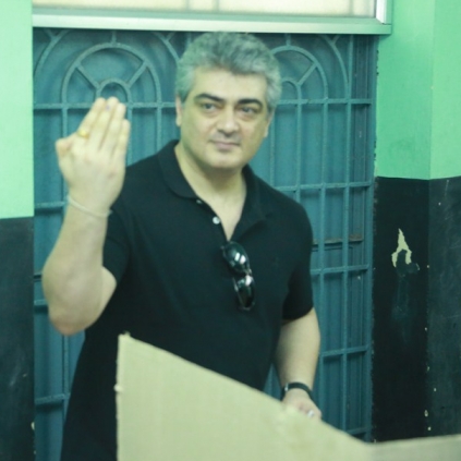 Actors vote at the Tamil Nadu Legislative Assembly election, 2016