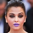 Aishwarya Rai's lavender lipstick Cannes countenance