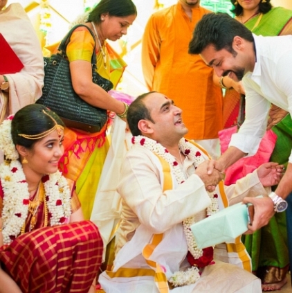 Director Vikram k kumar married Srinidhi in Chennai today