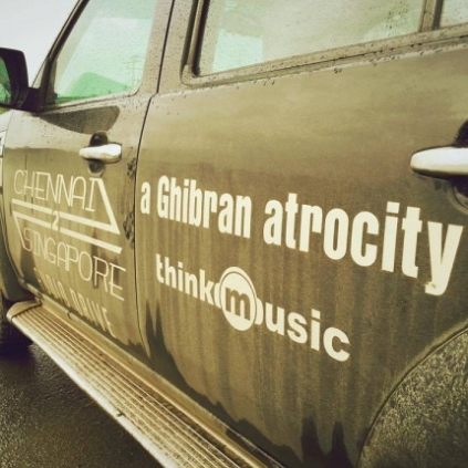 Ghibran continues his road trip to launch Chennai 2 Singapore songs, despite earthquake alerts