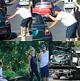 DiCaprio and his girlfriend unhurt after an accident