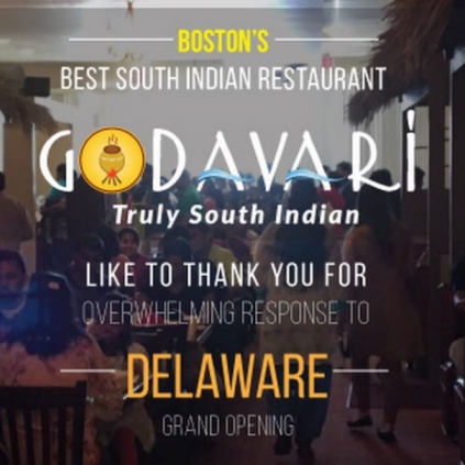 South Indian restaurant Godavari Opened on a Grand scale in Delaware