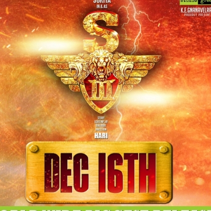 Suriya's Singam3 motion poster and teaser release date on Diwali day