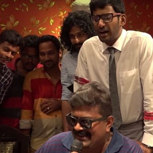 Amazing: Thupparivaalan Restaurant fight making video!