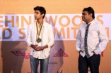 Anirudh receiving BW Gold Medal from AR Rahman