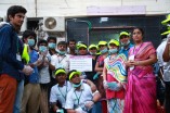 Volunteers of Dr. MGR University, Maduravoyal in Swachch Bharath 2014 Campaign