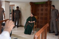 J Jayalalitha meets press
