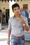 Jiiva at Polling Booth