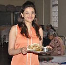 Kajal celebrates her birthday at an Old Age Home