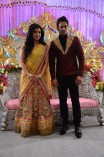 Mr and Mrs Bharath at Their Wedding Reception