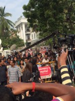 Nadigar Sangam Jallikattu protests