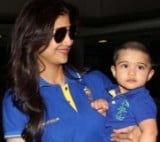Shilpa Shetty With Her Son