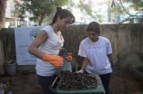 Trisha does her bit for a Clean India
