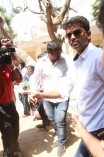 Vijay at Polling Booth