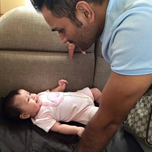 Cutest: CSK Daddy's babies day out!