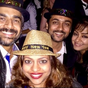 Where did Kollywood celebrate their New Year Eve?