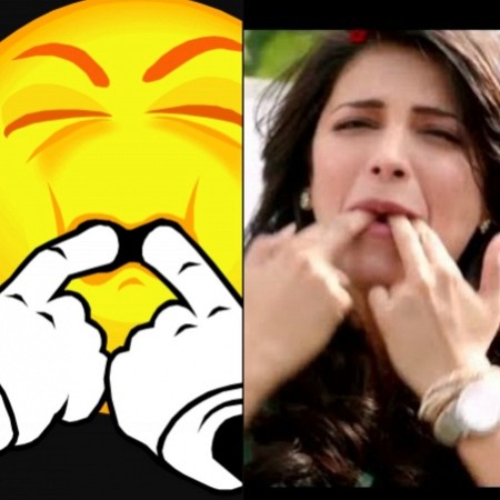 The "Watching-Thalaivar-on-screen" emoticon | Heroines and their