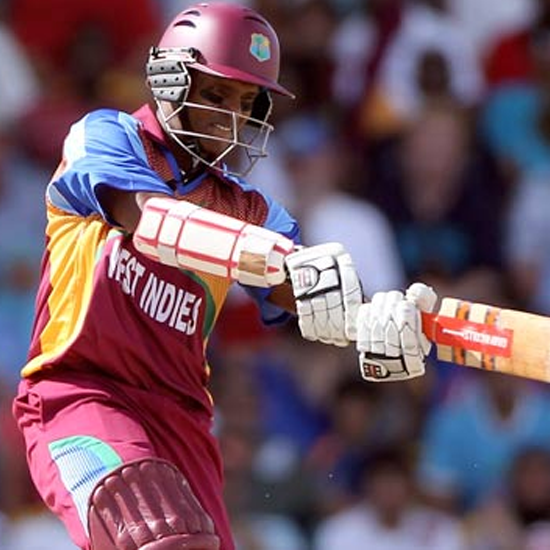 Shivnarine Chanderpaul hits Chaminda Vaas- West Indies vs Sri Lanka, Port of Spain, 2008