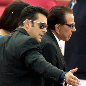 Salman Khan, along with Dharmendra
