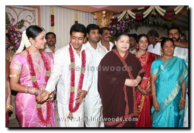 Your favourite stars with Surya-Jo couple