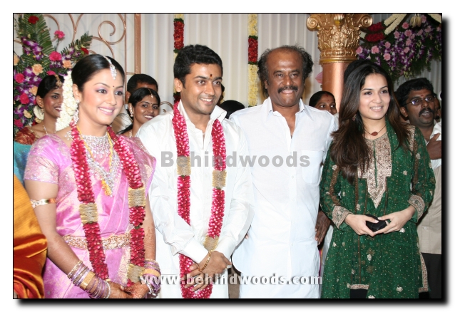 Your favourite stars with Surya-Jo couple