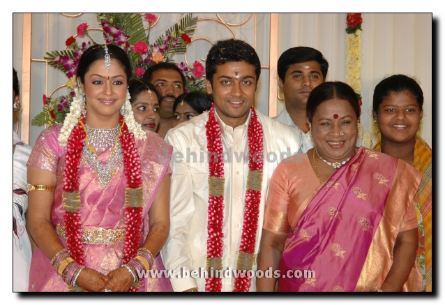 Your favourite stars with Surya-Jo couple