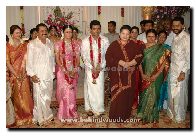 Your favourite stars with Surya-Jo couple