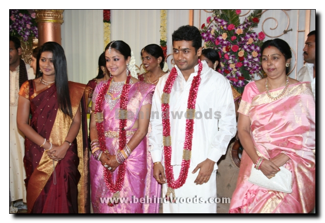 Your favourite stars with Surya-Jo couple