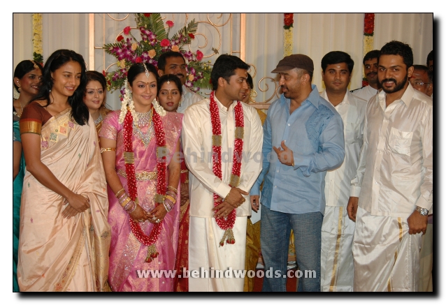 Your favourite stars with Surya-Jo couple