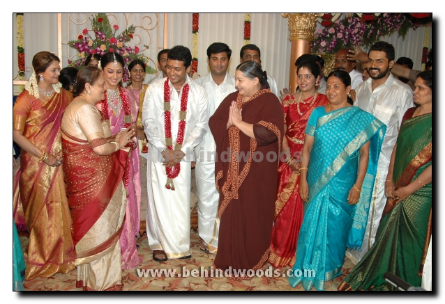 Your favourite stars with Surya-Jo couple