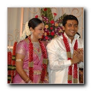 Your favourite stars with Surya-Jo couple