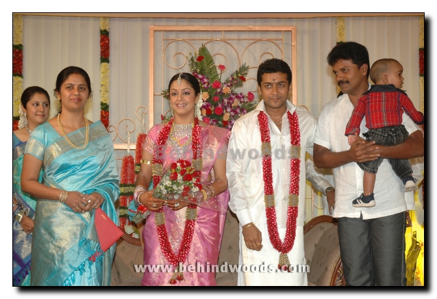 Your favourite stars with Surya-Jo couple